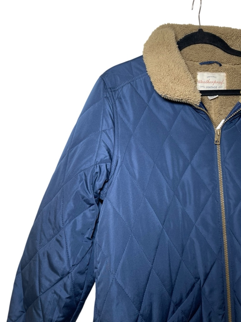Original Weatherproof Vintage Women's Sherpa Lined Quilted Long Coat Size Small - Picture 5 of 16